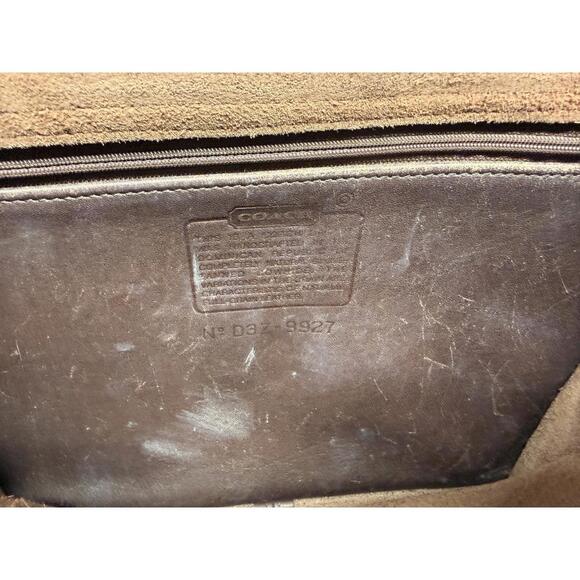 Vintage Coach Willis Bag 9927 Brown Leather Turnlock Satchel - Picture 3 of 6